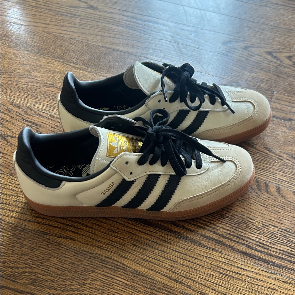 Adidas Samba OG Sneakers Cream/black size 7